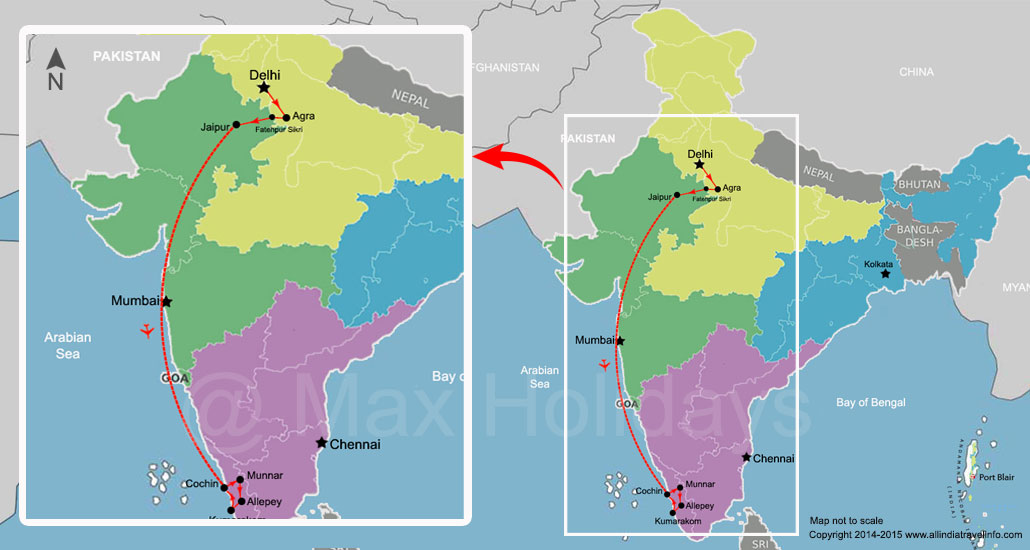 Map Kerala
