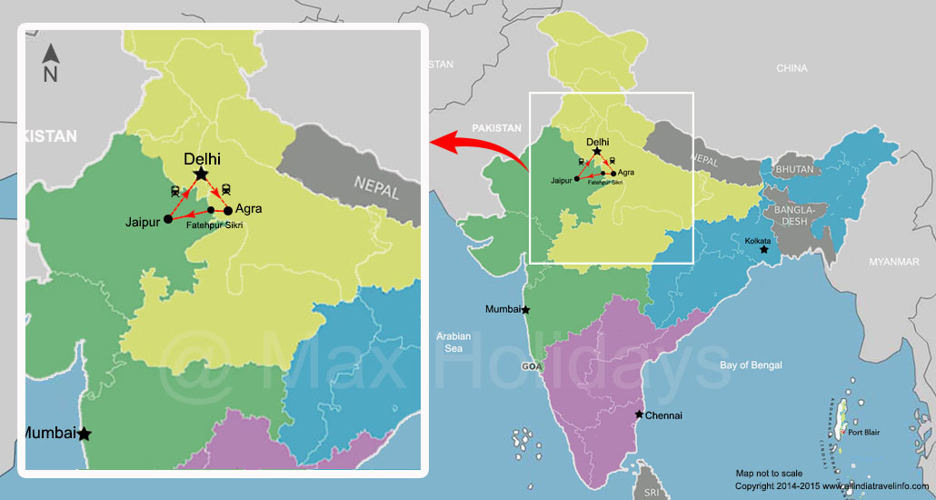 Golden Triangle Tour by Train