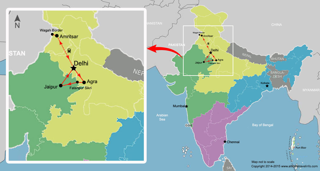 Map Amritsar