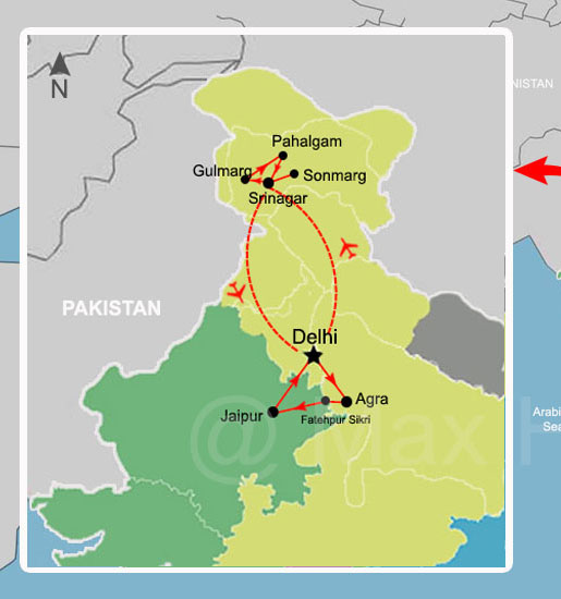 Kashmir Map