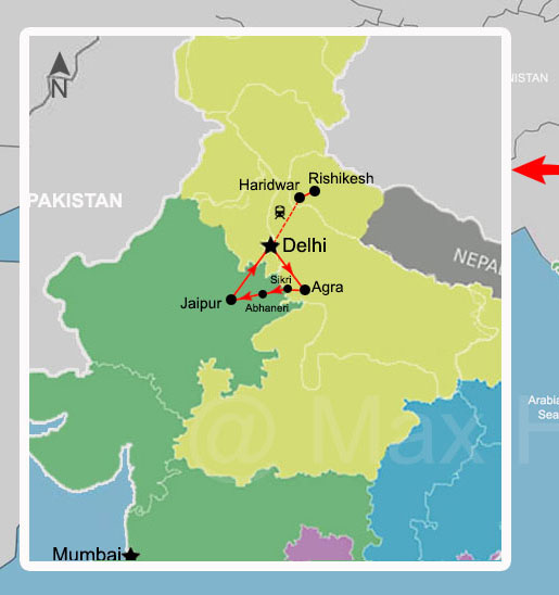 Map Rishikesh